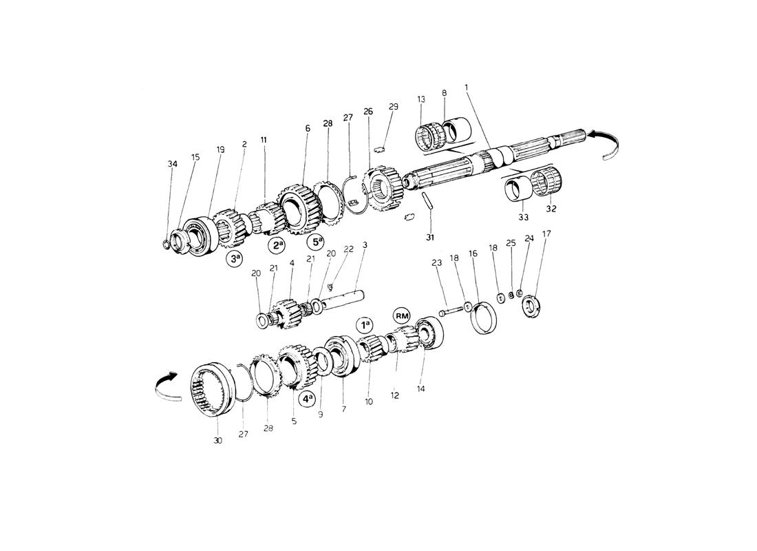 MAIN SHAFT GEARS